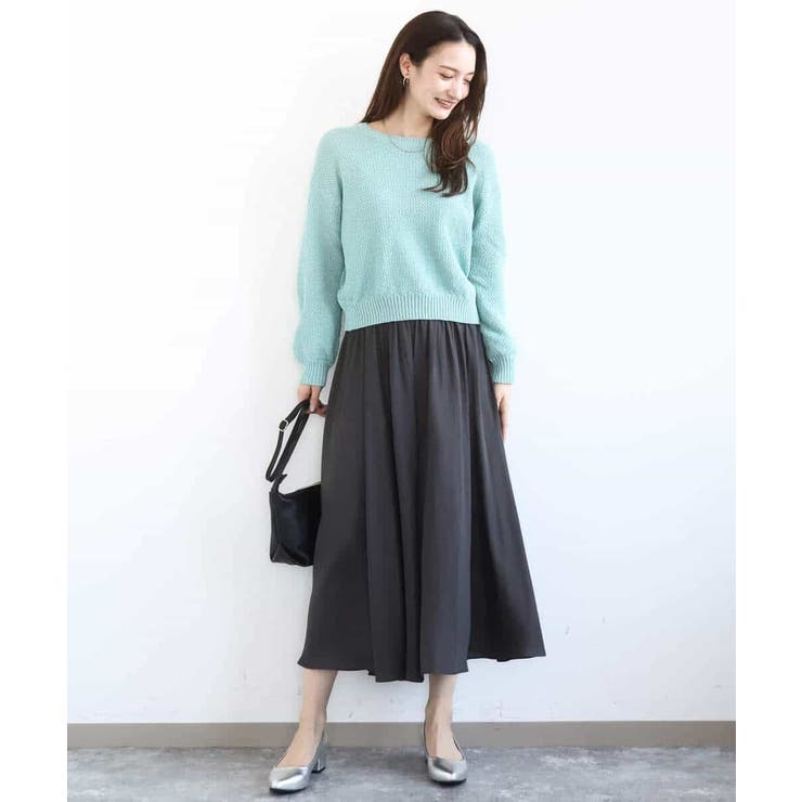 サテンガウチョパンツ/接触冷感/UVカット/洗える | MK MICHEL KLEIN | 詳細画像19 