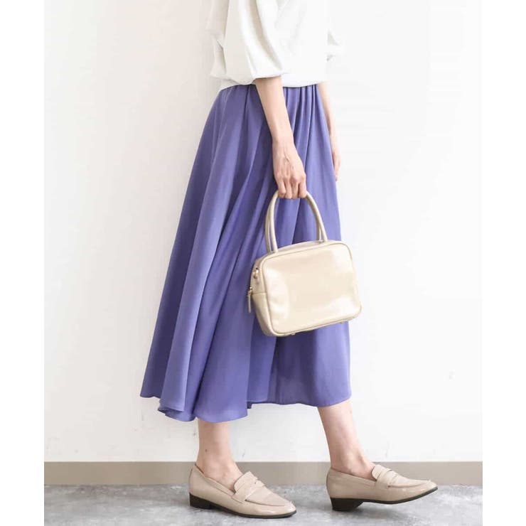 サテンガウチョパンツ/接触冷感/UVカット/洗える | MK MICHEL KLEIN | 詳細画像8 