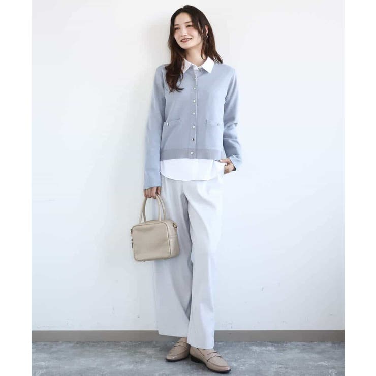 TRストレッチワイドパンツ/洗える | MK MICHEL KLEIN | 詳細画像20 