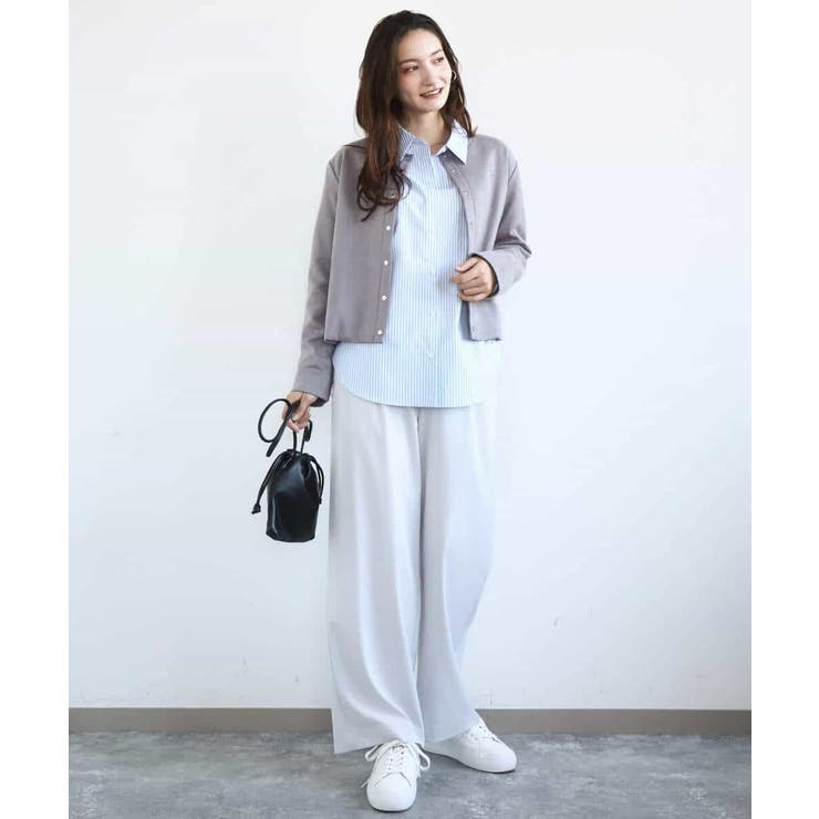 TRストレッチワイドパンツ/洗える | MK MICHEL KLEIN | 詳細画像22 