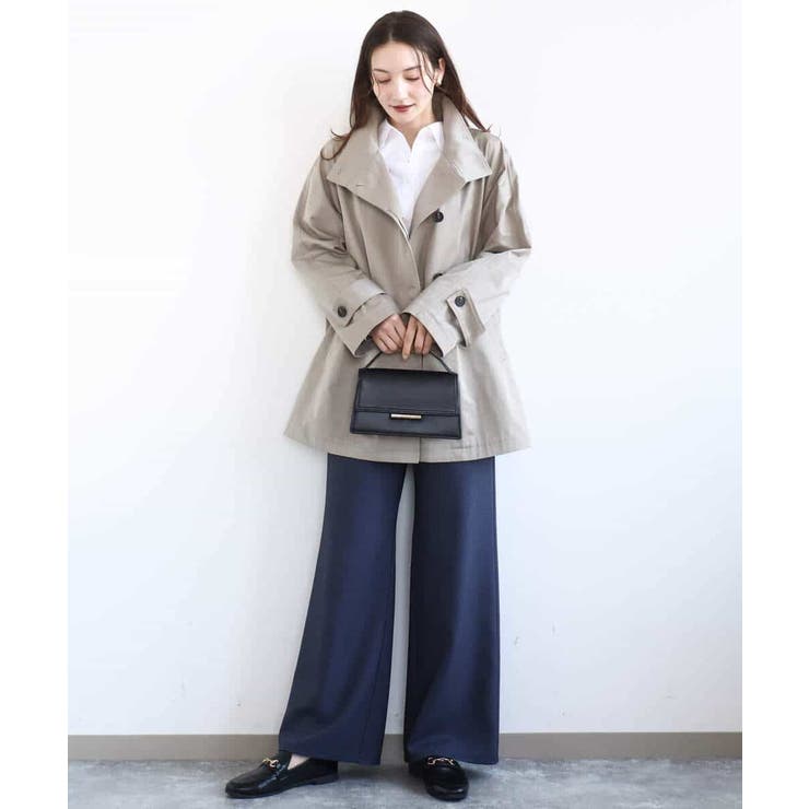 デニムライク ストレートワイドパンツ/洗える | MK MICHEL KLEIN | 詳細画像41 