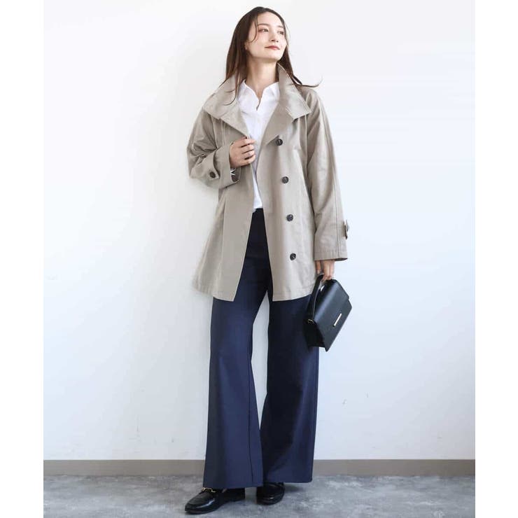 デニムライク ストレートワイドパンツ/洗える | MK MICHEL KLEIN | 詳細画像42 