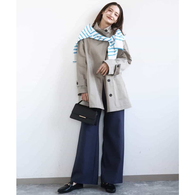 デニムライク ストレートワイドパンツ/洗える | MK MICHEL KLEIN | 詳細画像56 