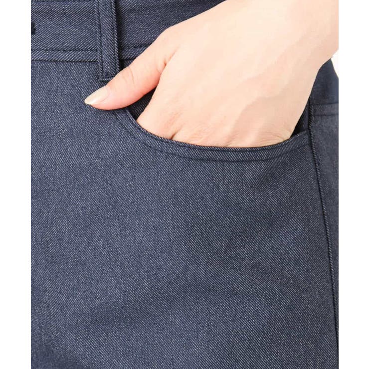 デニムライク ストレートワイドパンツ/洗える | MK MICHEL KLEIN | 詳細画像62 