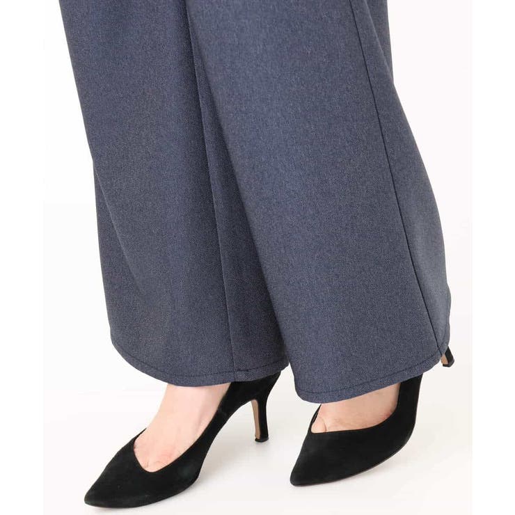 デニムライク ストレートワイドパンツ/洗える | MK MICHEL KLEIN | 詳細画像63 