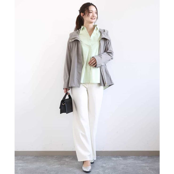 デニムライク ストレートワイドパンツ/洗える | MK MICHEL KLEIN | 詳細画像7 