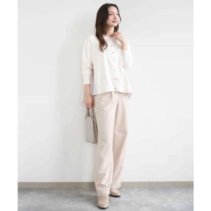 [SANAGARAシリーズ]デニムライク ワイドパンツ 接触冷感 | MK MICHEL KLEIN | 詳細画像12 