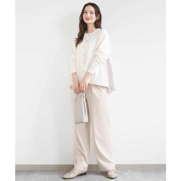 [SANAGARAシリーズ]デニムライク ワイドパンツ 接触冷感 | MK MICHEL KLEIN | 詳細画像13 