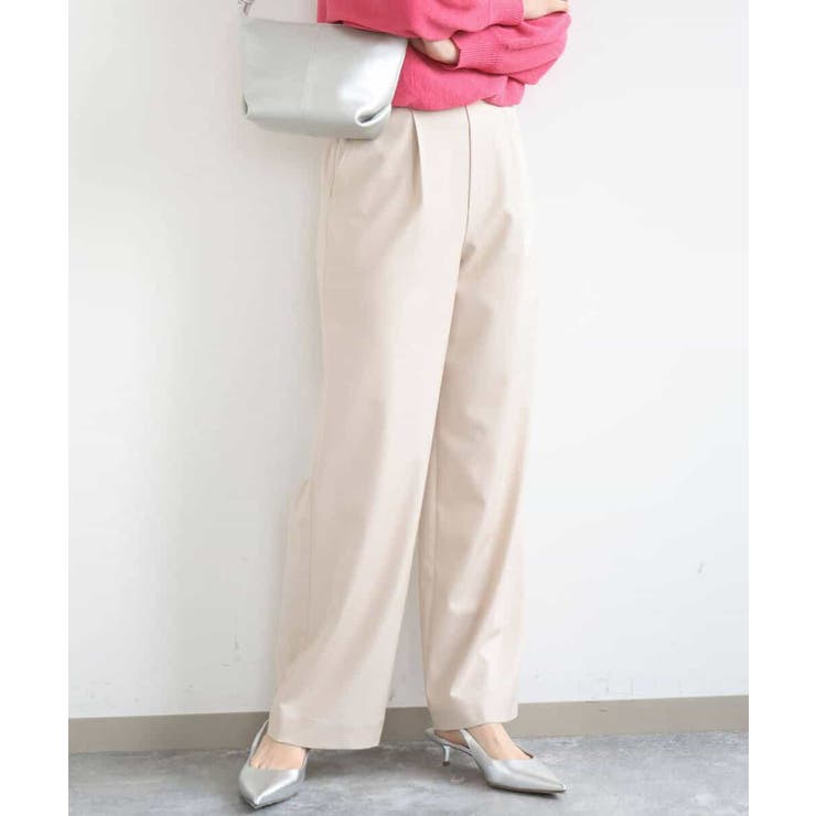 [SANAGARAシリーズ]デニムライク ワイドパンツ 接触冷感 | MK MICHEL KLEIN | 詳細画像2 