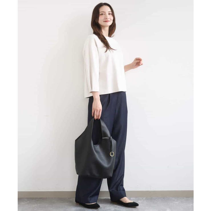 [SANAGARAシリーズ]デニムライク ワイドパンツ 接触冷感 | MK MICHEL KLEIN | 詳細画像30 