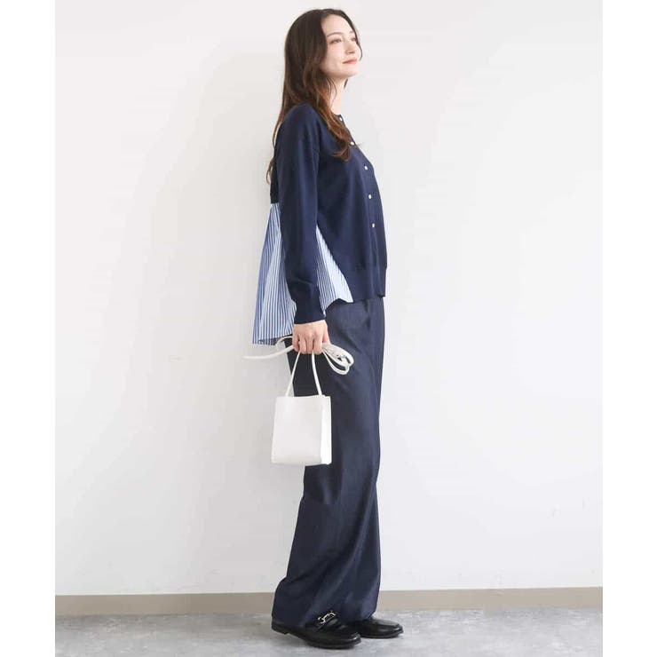 [SANAGARAシリーズ]デニムライク ワイドパンツ 接触冷感 | MK MICHEL KLEIN | 詳細画像33 