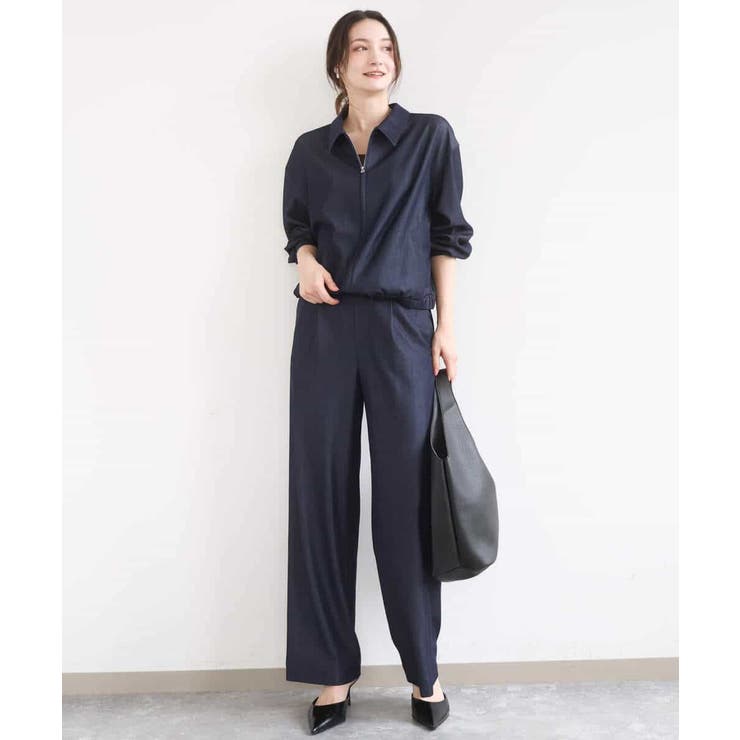 [SANAGARAシリーズ]デニムライク ワイドパンツ 接触冷感 | MK MICHEL KLEIN | 詳細画像55 