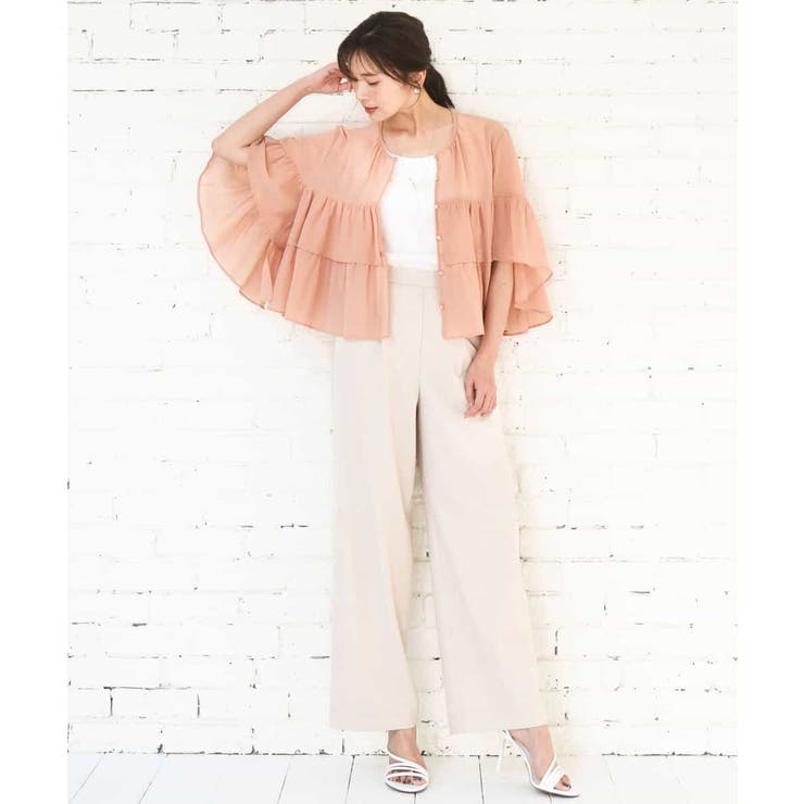 [SANAGARAシリーズ]デニムライク ワイドパンツ 接触冷感 | MK MICHEL KLEIN | 詳細画像59 