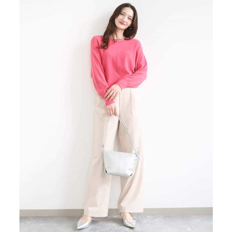 [SANAGARAシリーズ]デニムライク ワイドパンツ 接触冷感 | MK MICHEL KLEIN | 詳細画像7 