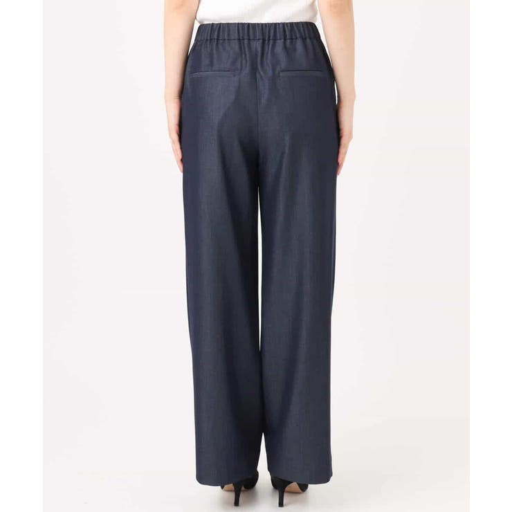 [SANAGARAシリーズ]デニムライク ワイドパンツ 接触冷感 | MK MICHEL KLEIN | 詳細画像77 