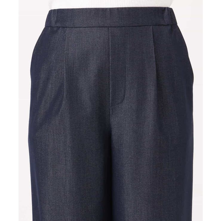 [SANAGARAシリーズ]デニムライク ワイドパンツ 接触冷感 | MK MICHEL KLEIN | 詳細画像78 