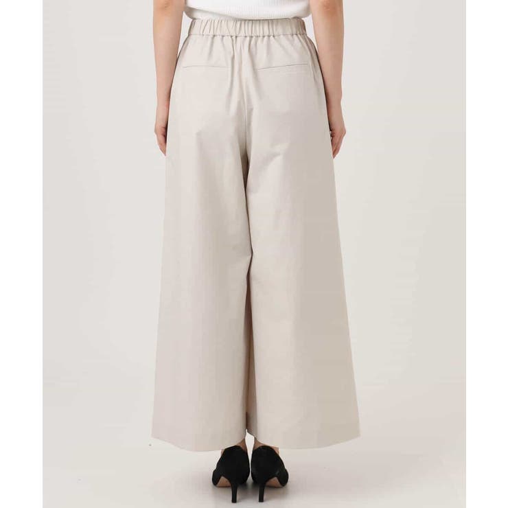 ストレッチツイル プルオンワイドパンツ/撥水/洗える | MK MICHEL KLEIN | 詳細画像21 