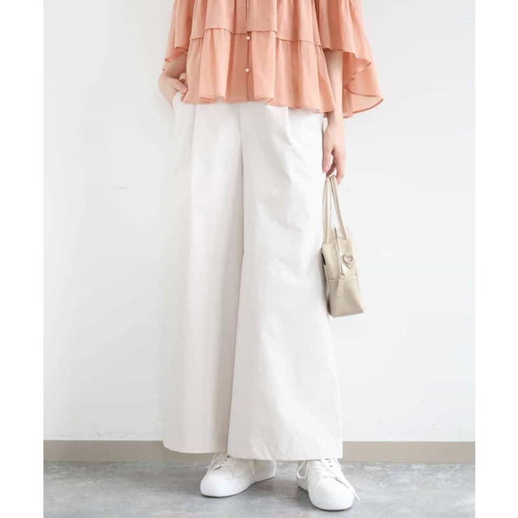 ストレッチツイル プルオンワイドパンツ/撥水/洗える | MK MICHEL KLEIN | 詳細画像33 