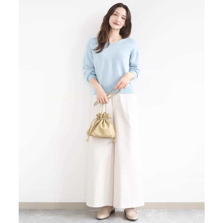 ストレッチツイル プルオンワイドパンツ/撥水/洗える | MK MICHEL KLEIN | 詳細画像38 