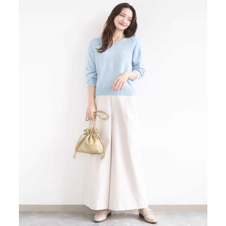 ストレッチツイル プルオンワイドパンツ/撥水/洗える | MK MICHEL KLEIN | 詳細画像39 