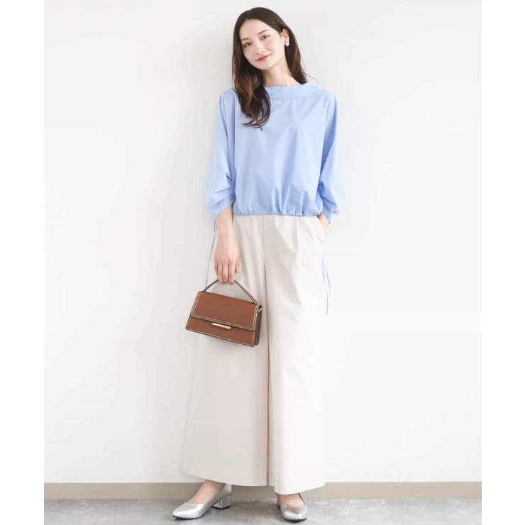 ストレッチツイル プルオンワイドパンツ/撥水/洗える | MK MICHEL KLEIN | 詳細画像41 