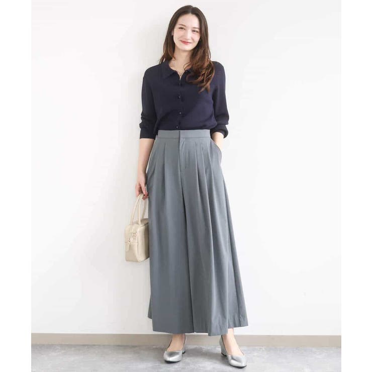 ストレッチ3タックワイドパンツ/洗える | MK MICHEL KLEIN | 詳細画像10 