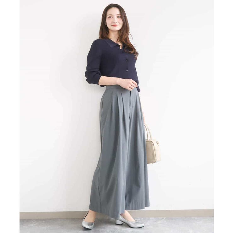 ストレッチ3タックワイドパンツ/洗える | MK MICHEL KLEIN | 詳細画像12 