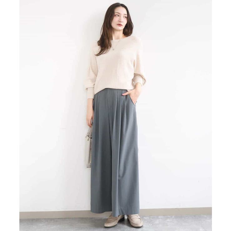 ストレッチ3タックワイドパンツ/洗える | MK MICHEL KLEIN | 詳細画像13 