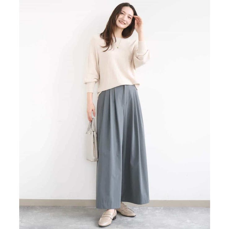 ストレッチ3タックワイドパンツ/洗える | MK MICHEL KLEIN | 詳細画像14 