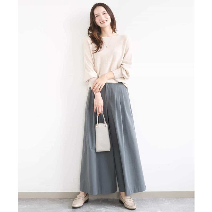 ストレッチ3タックワイドパンツ/洗える | MK MICHEL KLEIN | 詳細画像15 