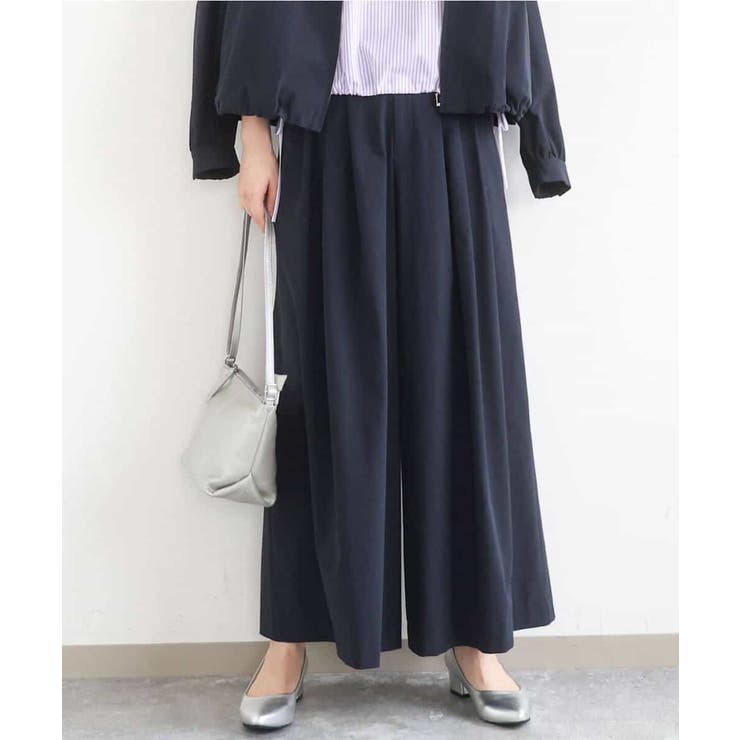 ストレッチ3タックワイドパンツ/洗える | MK MICHEL KLEIN | 詳細画像2 