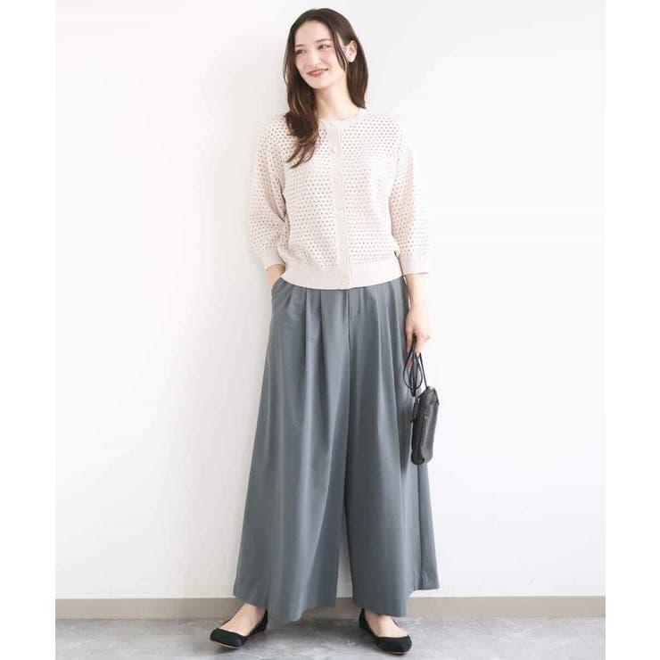 ストレッチ3タックワイドパンツ/洗える | MK MICHEL KLEIN | 詳細画像20 