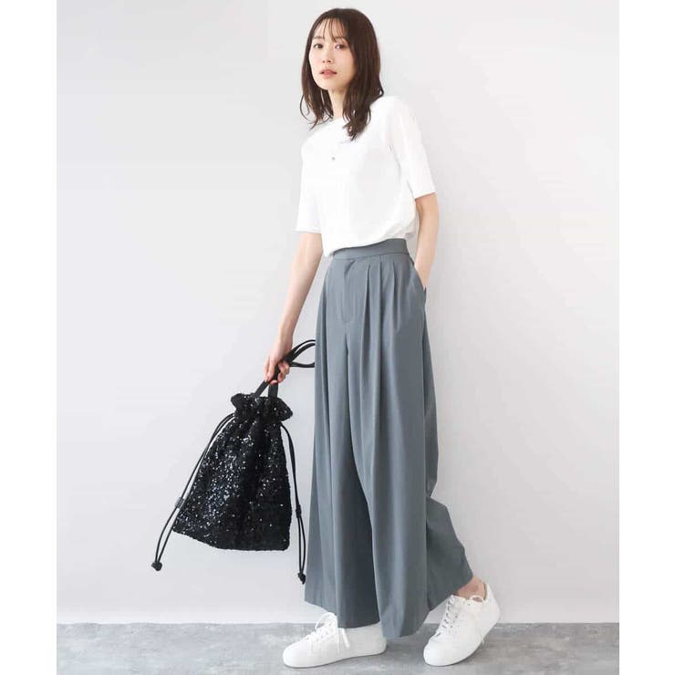 ストレッチ3タックワイドパンツ/洗える | MK MICHEL KLEIN | 詳細画像24 