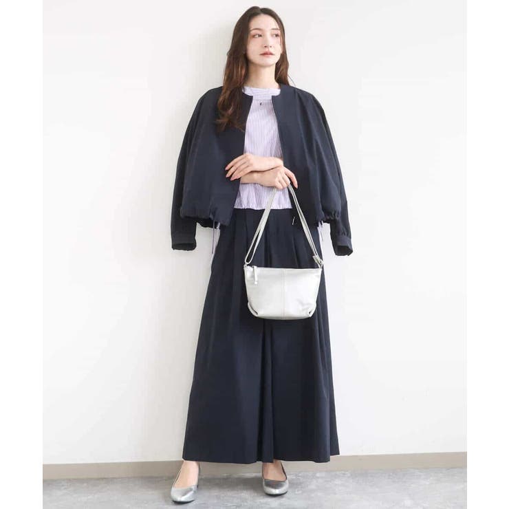 ストレッチ3タックワイドパンツ/洗える | MK MICHEL KLEIN | 詳細画像3 