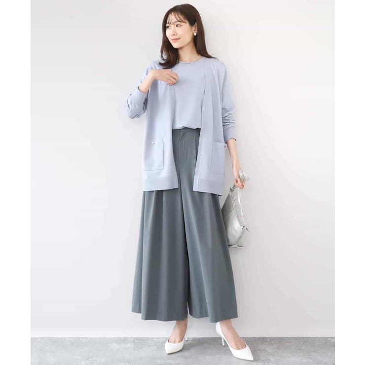 ストレッチ3タックワイドパンツ/洗える | MK MICHEL KLEIN | 詳細画像30 