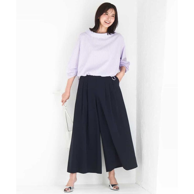 ストレッチ3タックワイドパンツ/洗える | MK MICHEL KLEIN | 詳細画像34 