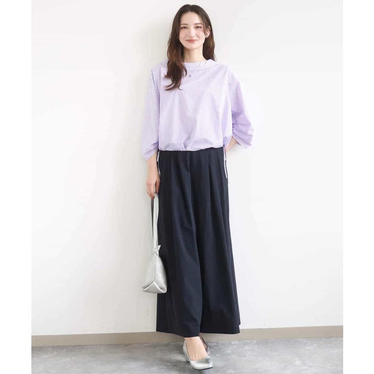 ストレッチ3タックワイドパンツ/洗える | MK MICHEL KLEIN | 詳細画像6 