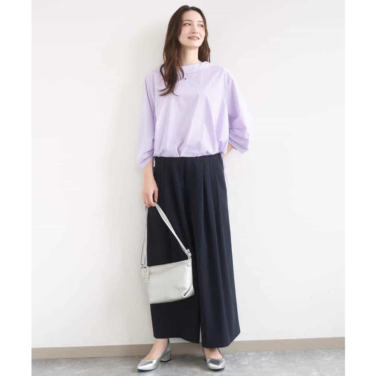 ストレッチ3タックワイドパンツ/洗える | MK MICHEL KLEIN | 詳細画像7 