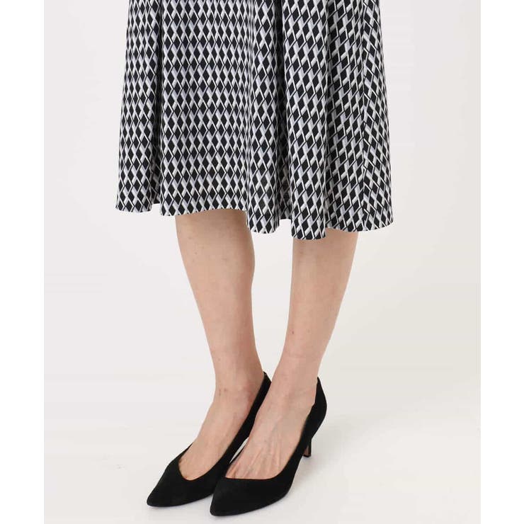 [イージーケア]幾何柄ジャージーワンピース/洗える | MK MICHEL KLEIN | 詳細画像20 