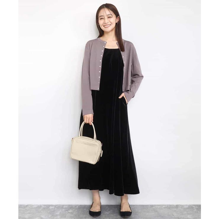 ドット釦コンパクトニットカーディガン/洗える | MK MICHEL KLEIN | 詳細画像12 