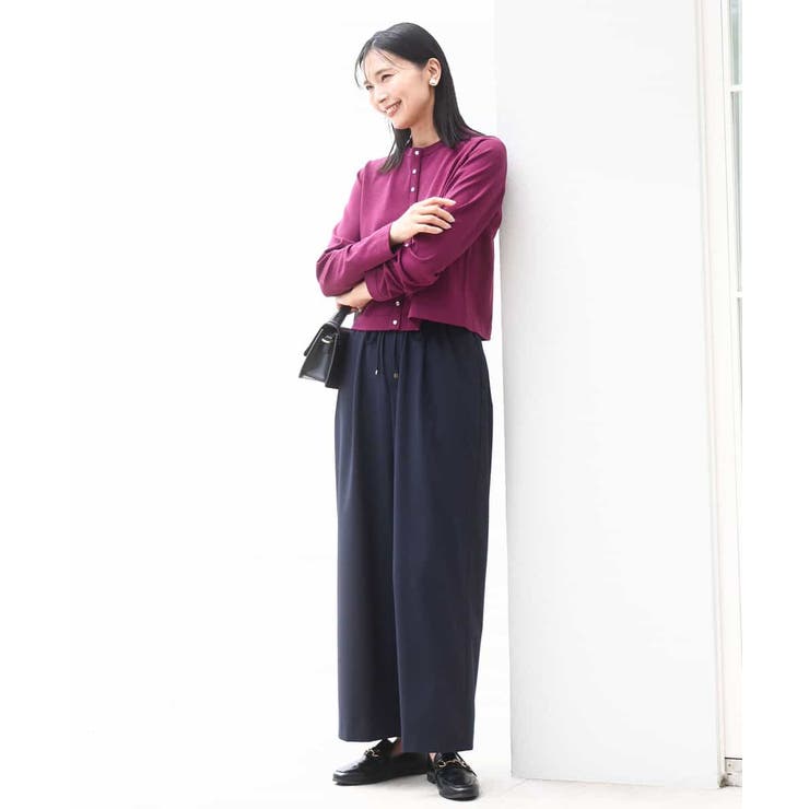 ドット釦コンパクトニットカーディガン/洗える | MK MICHEL KLEIN | 詳細画像19 