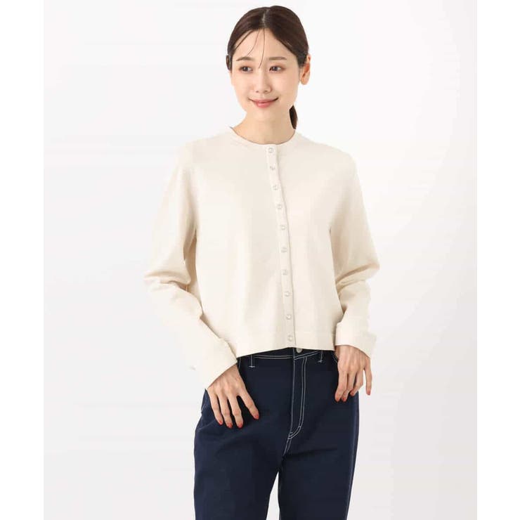 ドット釦コンパクトニットカーディガン/洗える | MK MICHEL KLEIN | 詳細画像22 