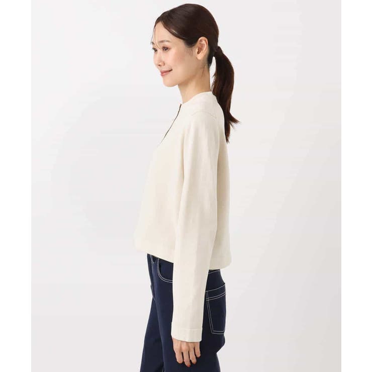 ドット釦コンパクトニットカーディガン/洗える | MK MICHEL KLEIN | 詳細画像23 