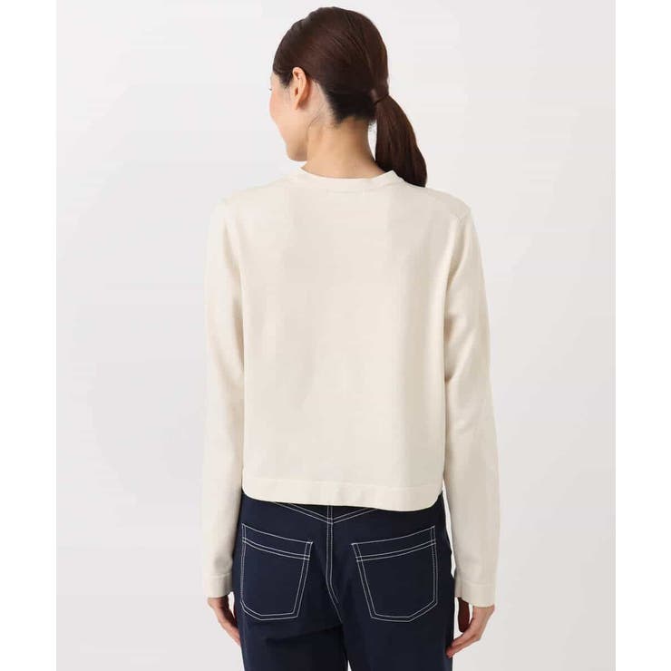 ドット釦コンパクトニットカーディガン/洗える | MK MICHEL KLEIN | 詳細画像24 