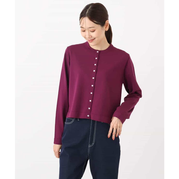 ドット釦コンパクトニットカーディガン/洗える | MK MICHEL KLEIN | 詳細画像29 