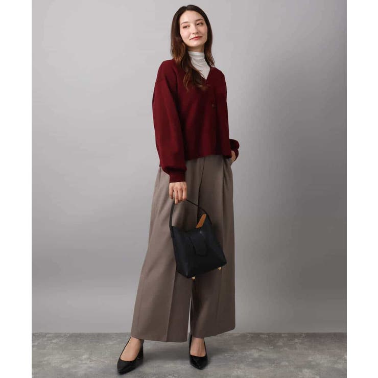 スムース編みVネックニットカーディガン/洗える | MK MICHEL KLEIN | 詳細画像18 