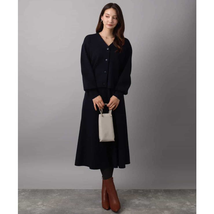 スムース編みVネックニットカーディガン/洗える | MK MICHEL KLEIN | 詳細画像21 