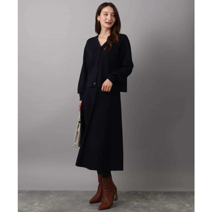 スムース編みVネックニットカーディガン/洗える | MK MICHEL KLEIN | 詳細画像22 