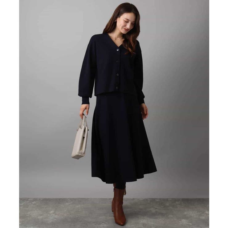 スムース編みVネックニットカーディガン/洗える | MK MICHEL KLEIN | 詳細画像23 