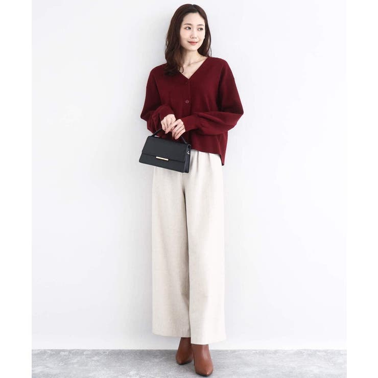 スムース編みVネックニットカーディガン/洗える | MK MICHEL KLEIN | 詳細画像29 